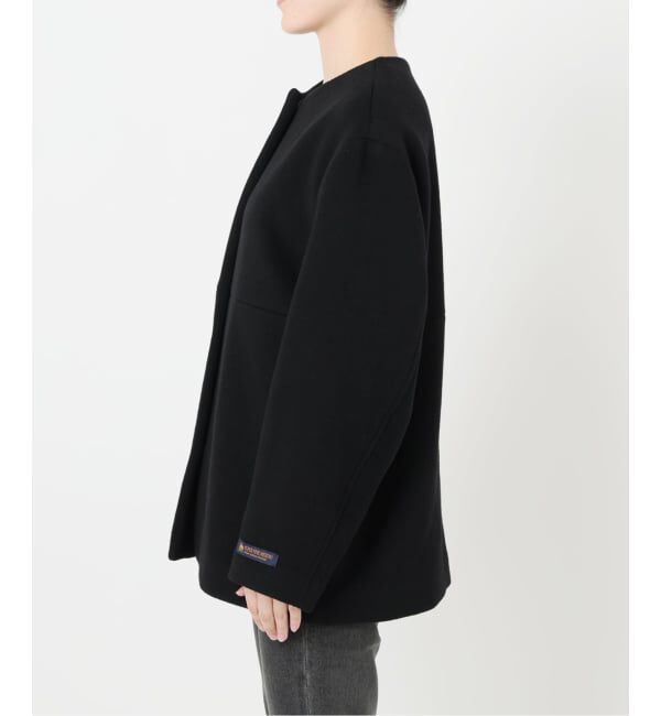 JOURNAL STANDARD relume「《追加2》スーパーファインビーバークルーネックコート」|ノーカラーコート|