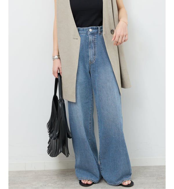 JOURNAL STANDARD relume「《予約》ストリングワイドデニム」|デニム|