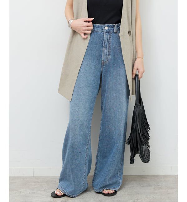 JOURNAL STANDARD relume「《予約》ストリングワイドデニム」|デニム|