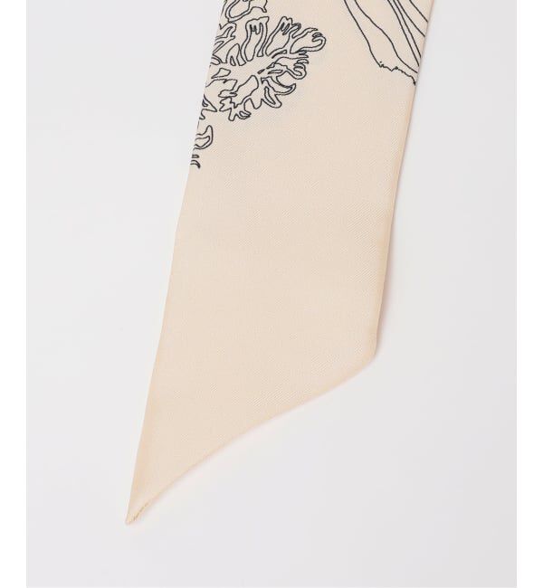 journal standard L'essage「《予約》【AENEIS/エネス】Nostalgia Flowers Silk Twill Band：スカーフ」|バンダナ・スカーフ|