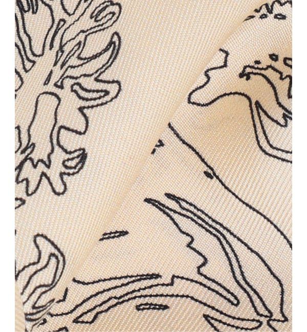 journal standard L'essage「《予約》【AENEIS/エネス】Nostalgia Flowers Silk Twill Band：スカーフ」|バンダナ・スカーフ|