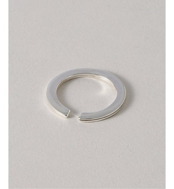 Spick and Span「【SAMH by LILAS】Wフェースフープイヤーカフ SV（片耳）」|イヤーカフ|