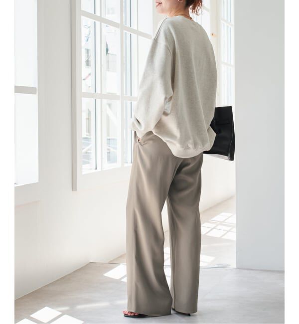 Spick and Span「サテンイージーベルボトムパンツ」|その他|