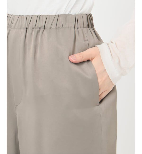 Spick and Span「サテンイージーベルボトムパンツ」|その他|