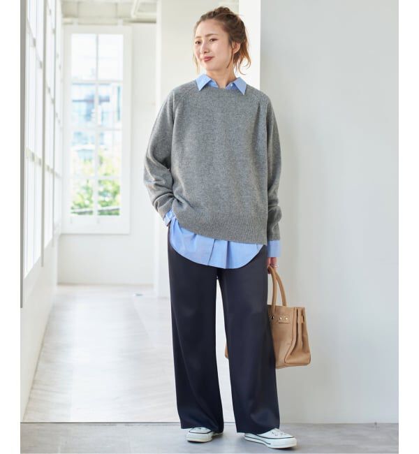 Spick and Span「サテンイージーベルボトムパンツ」|その他|