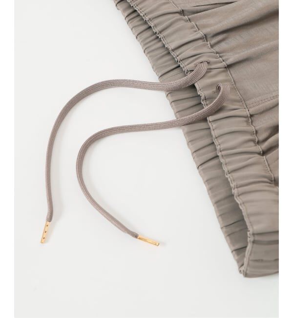 Spick and Span「サテンイージーベルボトムパンツ」|その他|