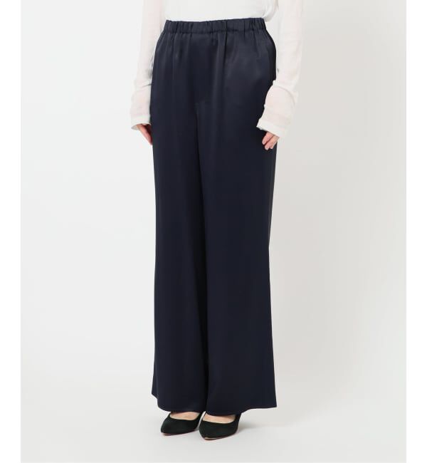 Spick and Span「サテンイージーベルボトムパンツ」|その他|