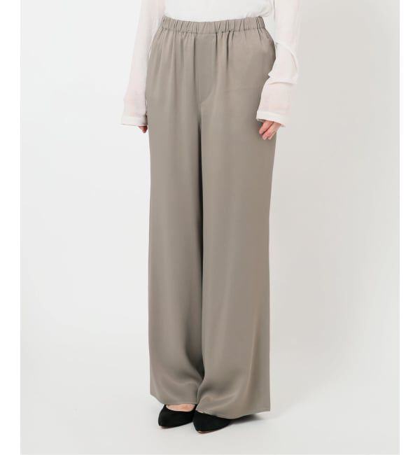 Spick and Span「サテンイージーベルボトムパンツ」|その他|