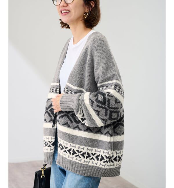 ジャガードカーディガン（FRAMeWORK）｜ルミネのファッション通販