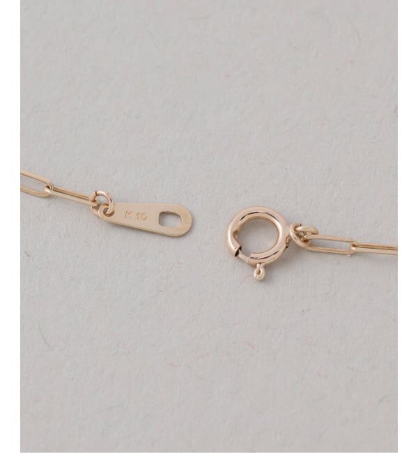 Lilas by Spick&Span「ポテトパールステーションネックレス K10」|ネックレス|