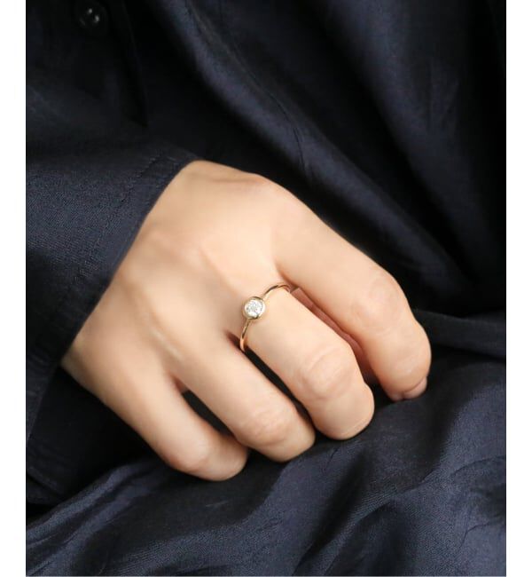 Lilas by Spick&Span「フクリン0.28ctダイヤリング K18」|リング|