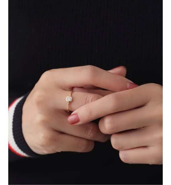 Lilas by Spick&Span「フクリン0.28ctダイヤリング K18」|リング|