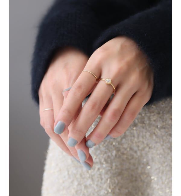 Lilas by Spick&Span「フクリン0.28ctダイヤリング K18」|リング|