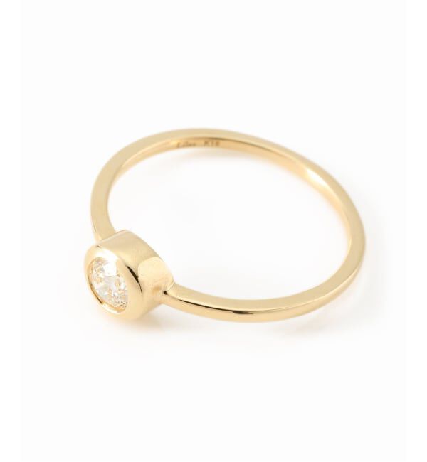 Lilas by Spick&Span「フクリン0.28ctダイヤリング K18」|リング|