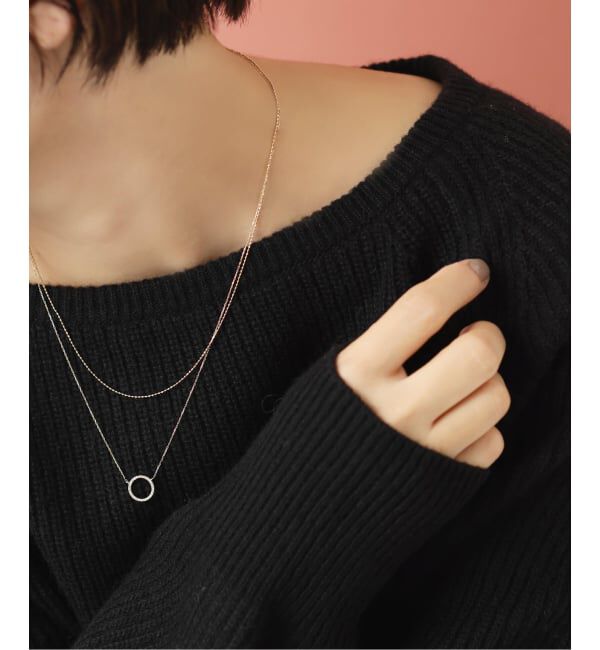 Lilas by Spick&Span「ボールチェーンネックレス K10」|ネックレス|