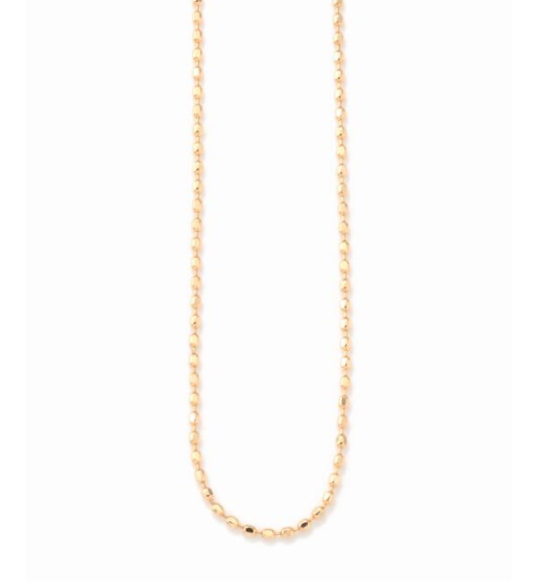 Lilas by Spick&Span「ボールチェーンネックレス K10」|ネックレス|