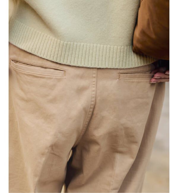 FRAMeWORK「BURK 別注 ガチャベルト付きチノパン」|チノ|