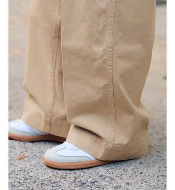 FRAMeWORK「BURK 別注 ガチャベルト付きチノパン」|チノ|