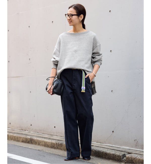 FRAMeWORK「BURK 別注 ガチャベルト付きチノパン」|チノ|