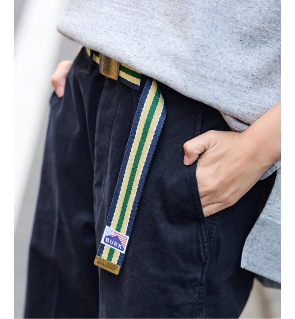 FRAMeWORK「BURK 別注 ガチャベルト付きチノパン」|チノ|