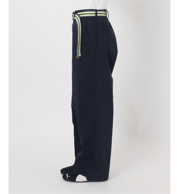 FRAMeWORK「BURK 別注 ガチャベルト付きチノパン」|チノ|