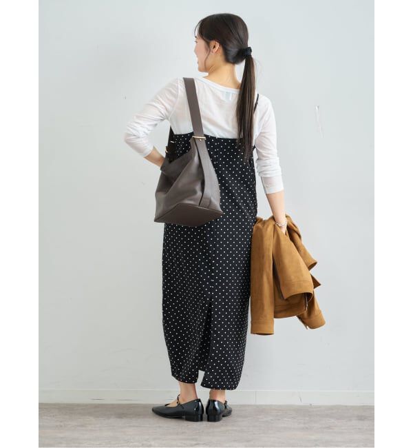 U by SPICK&SPAN「ドットプリントキャミワンピ」|ワンピース|