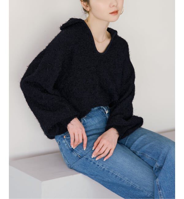 NOBLE「フェザーカノコスキッパーニット」|ニット・セーター|