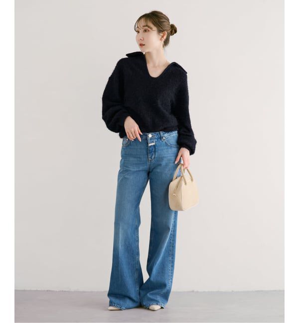 NOBLE「フェザーカノコスキッパーニット」|ニット・セーター|