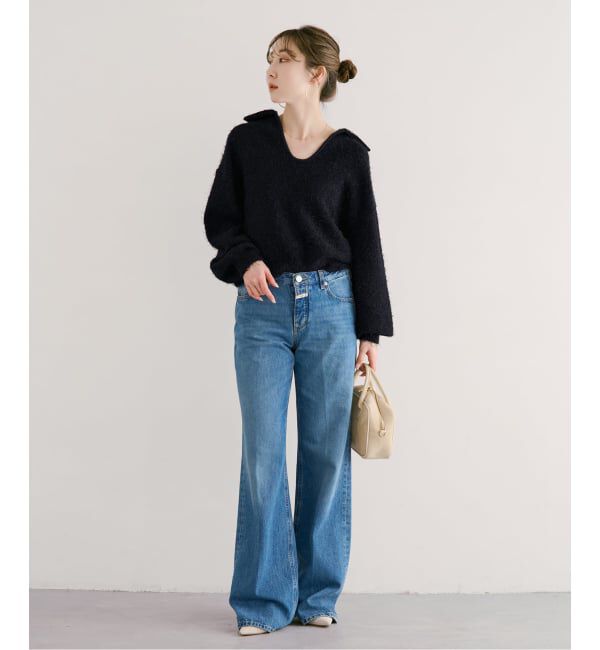 NOBLE「フェザーカノコスキッパーニット」|ニット・セーター|