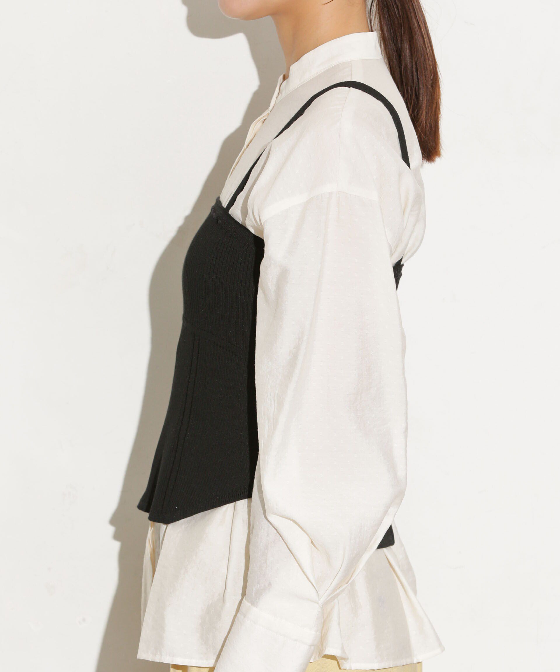 nano･universe「ニットビスチェ ストラップ取り外し可」|ニット・セーター|