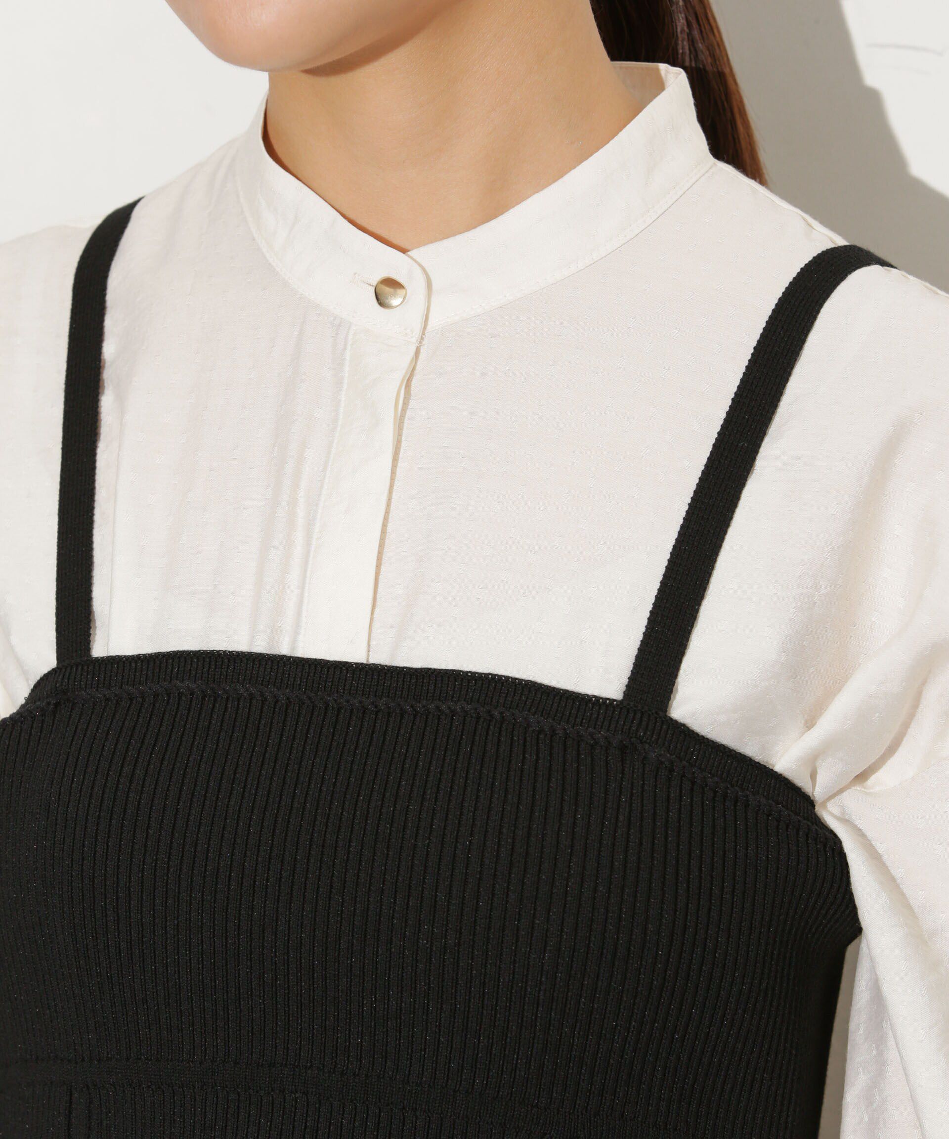 nano･universe「ニットビスチェ ストラップ取り外し可」|ニット・セーター|