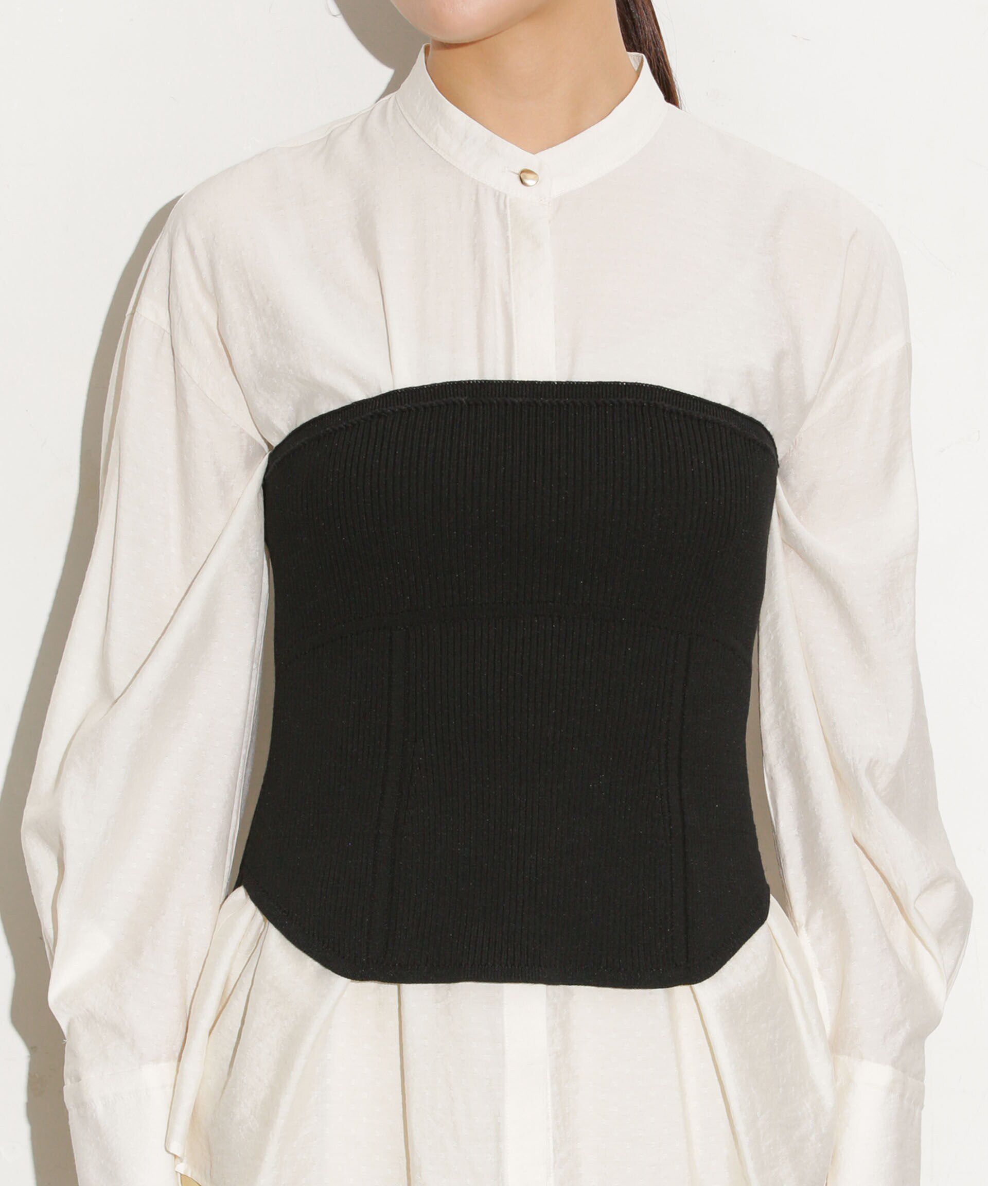 nano･universe「ニットビスチェ ストラップ取り外し可」|ニット・セーター|