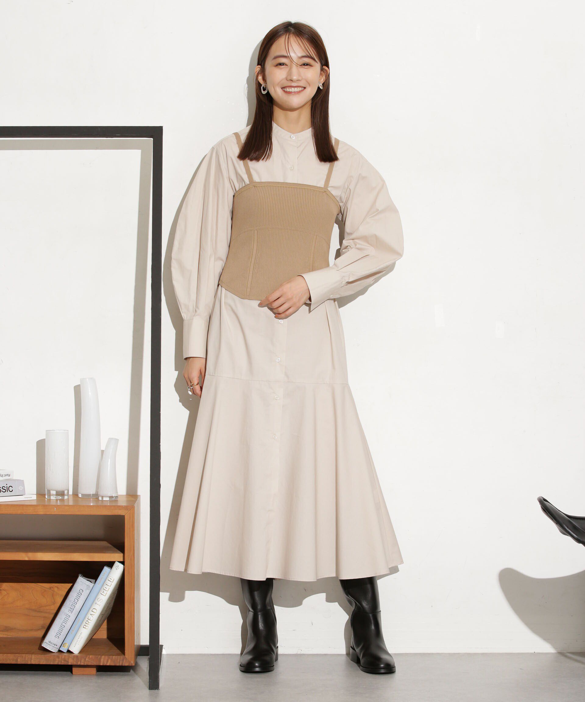 nano･universe「ニットビスチェ ストラップ取り外し可」|ニット・セーター|