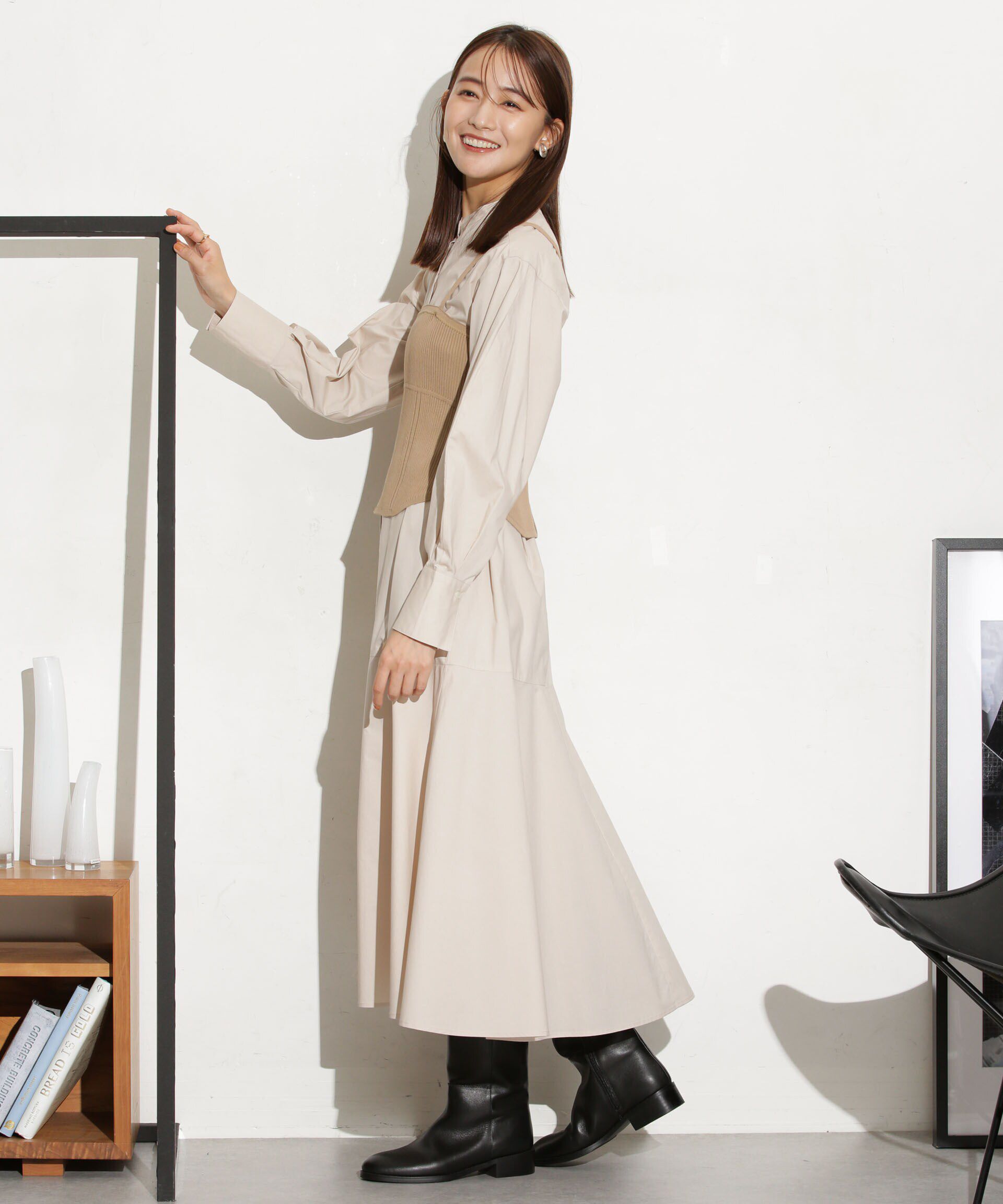 nano･universe「ニットビスチェ ストラップ取り外し可」|ニット・セーター|