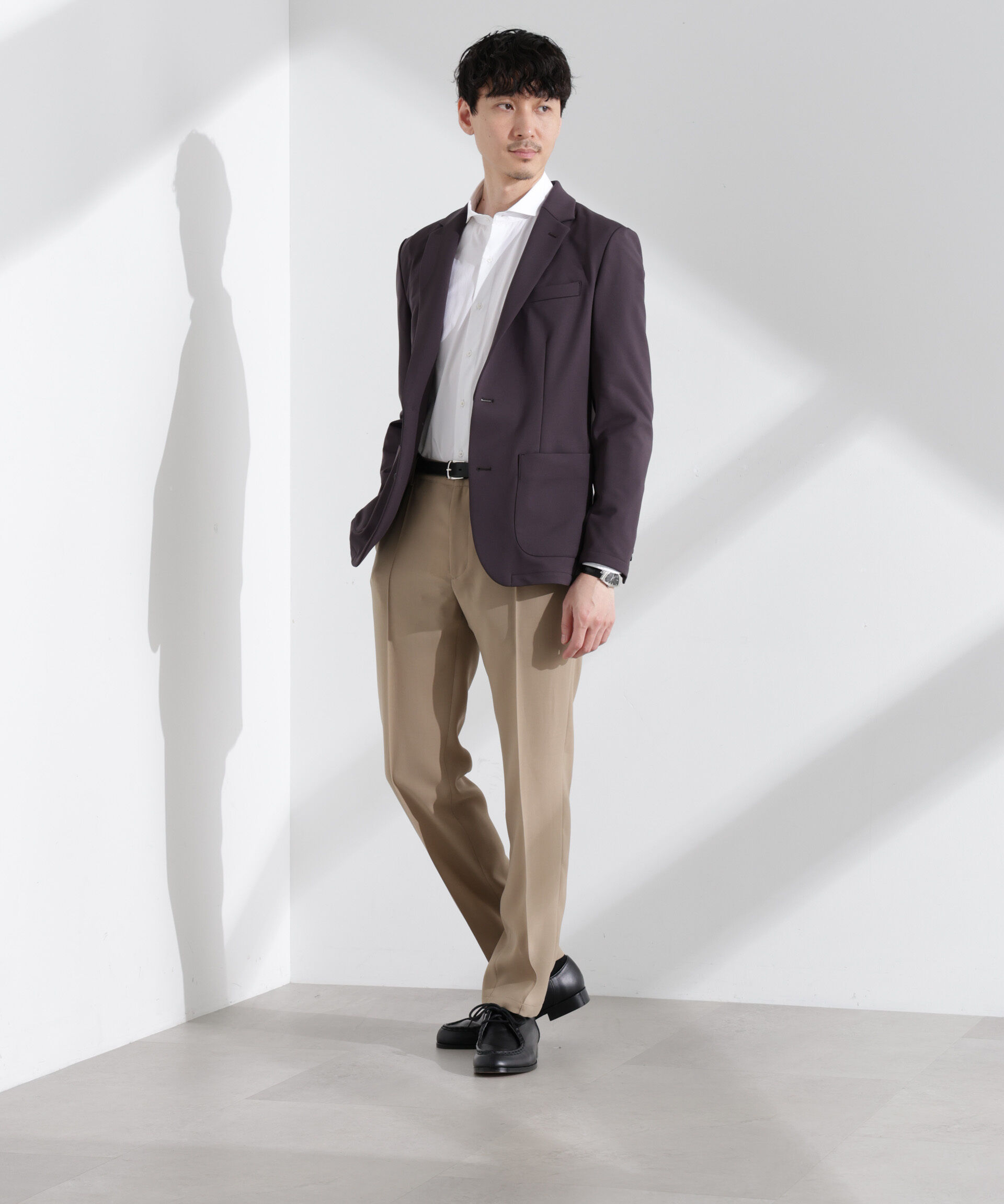 nano･universe「「N JACKET BASIC」TEXBRID(R)ポンチストレッチジャケット(セットアップ可)」|スーツ|