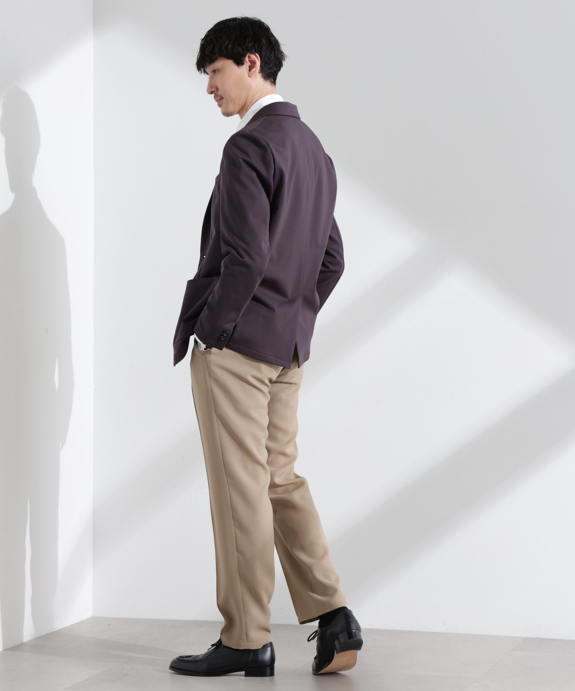 nano･universe「「N JACKET BASIC」TEXBRID(R)ポンチストレッチジャケット(セットアップ可)」|スーツ|