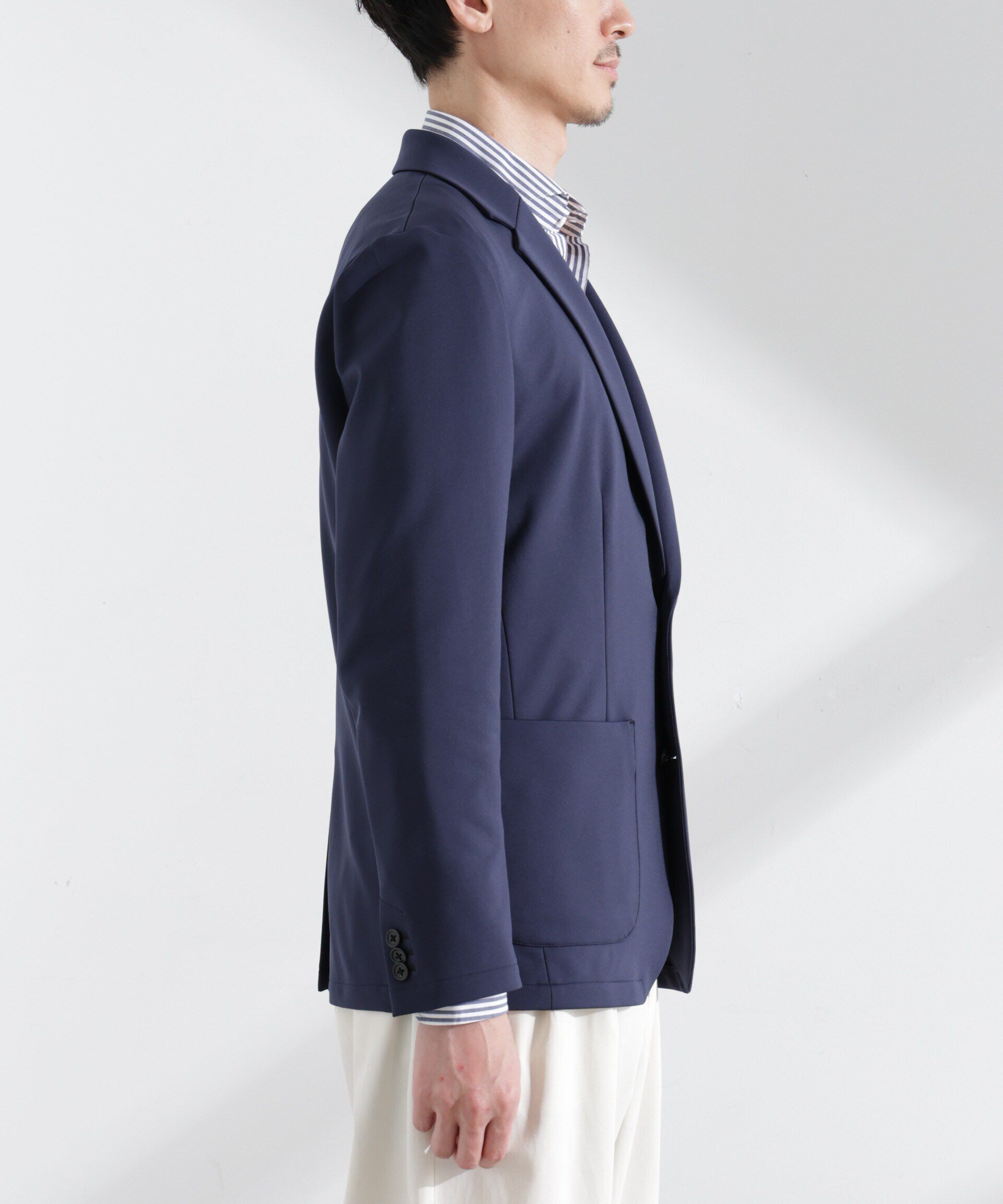 nano･universe「「N JACKET BASIC」TEXBRID(R)ポンチストレッチジャケット(セットアップ可)」|スーツ|