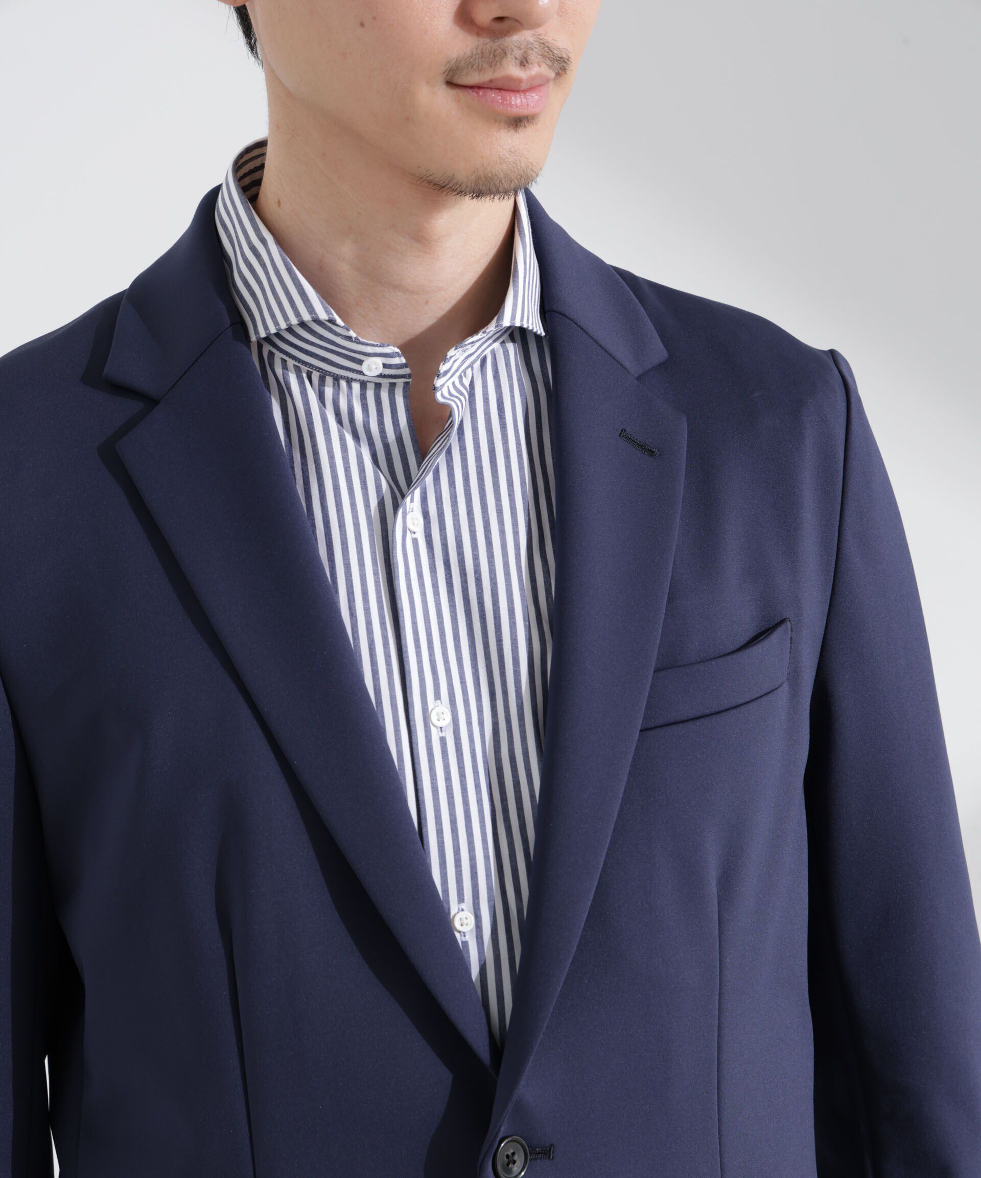 nano･universe「「N JACKET BASIC」TEXBRID(R)ポンチストレッチジャケット(セットアップ可)」|スーツ|