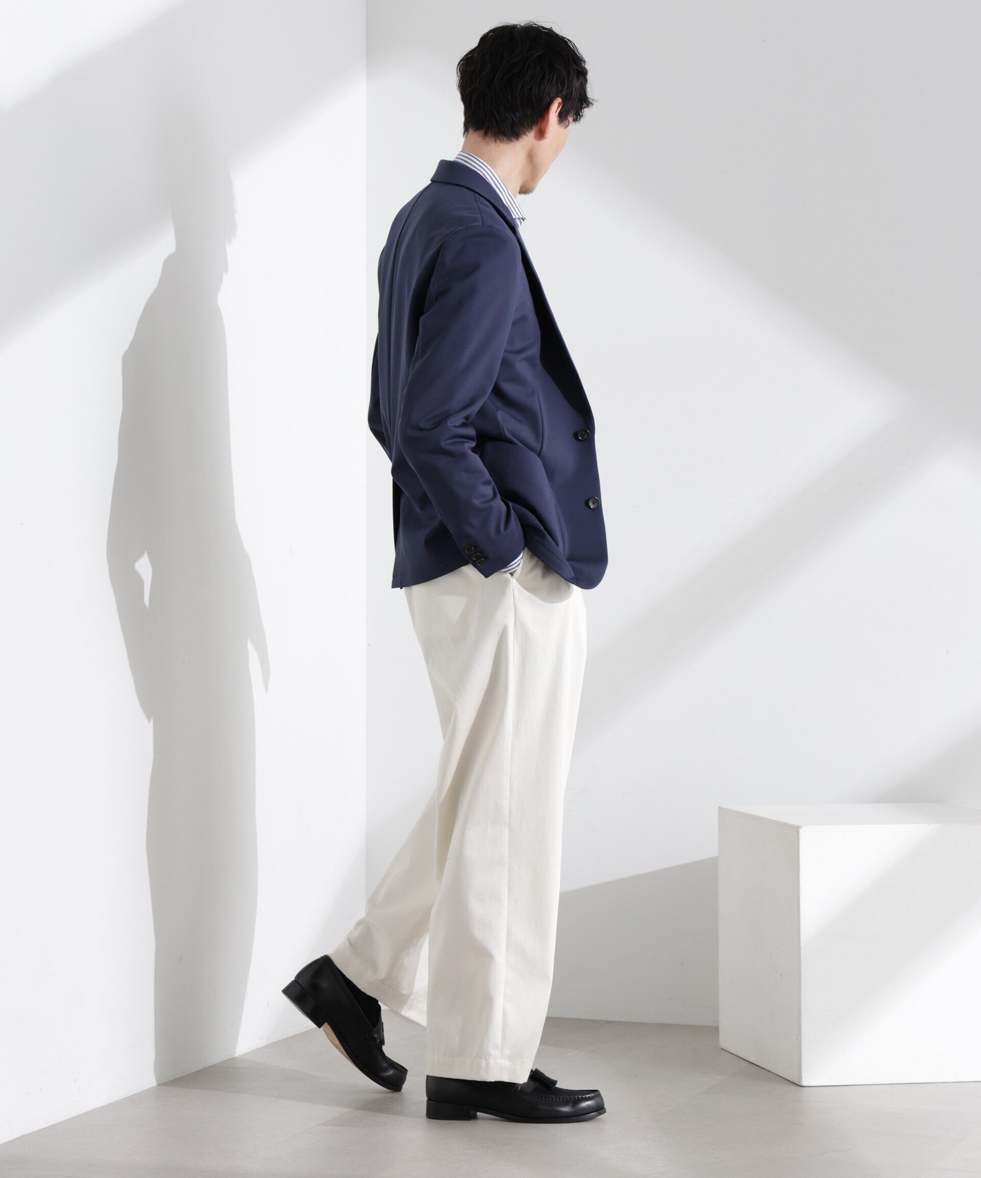 nano･universe「「N JACKET BASIC」TEXBRID(R)ポンチストレッチジャケット(セットアップ可)」|スーツ|