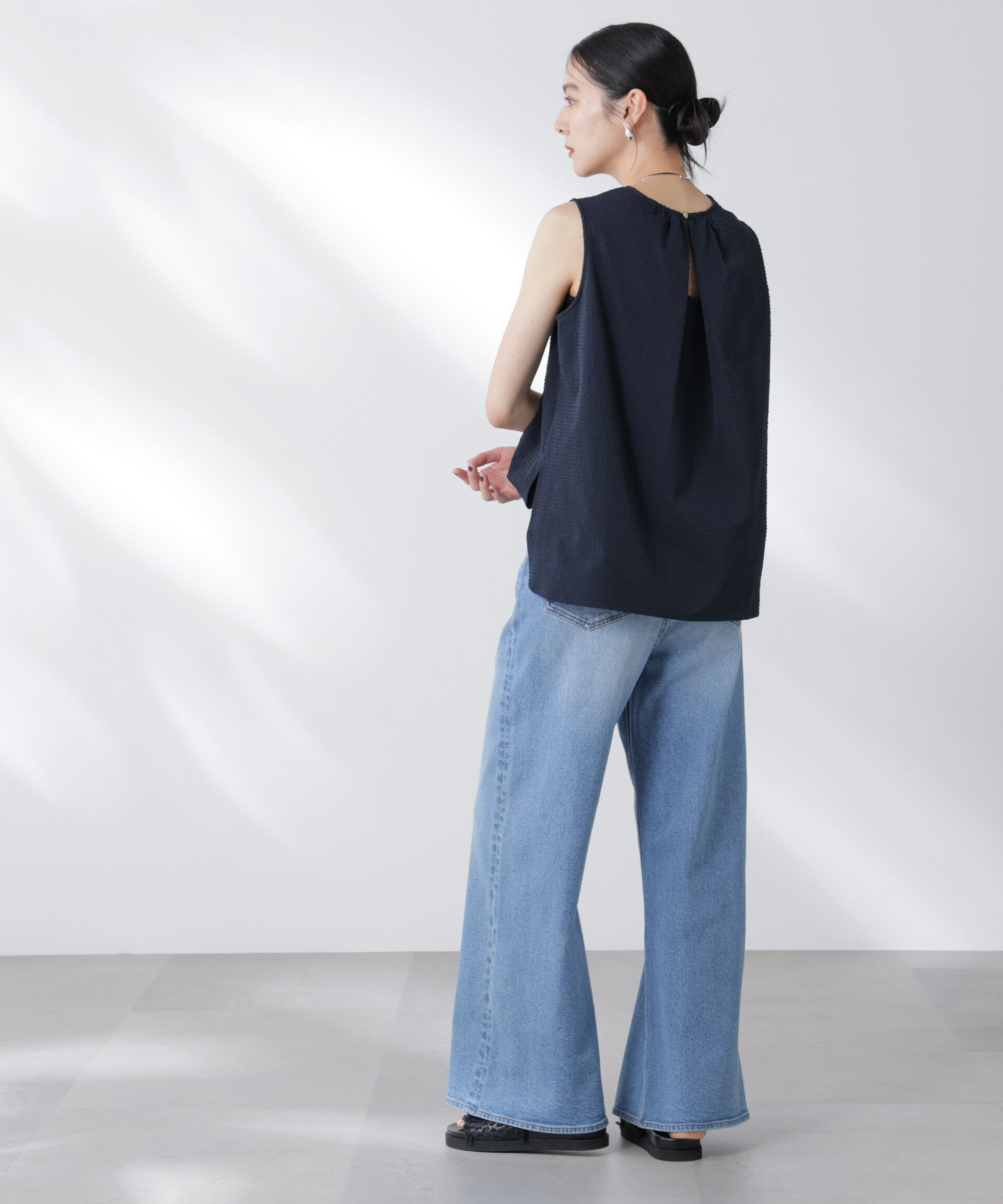 nano･universe「サッカーブラウス&times;スカートセットアップ」|ワンピース|