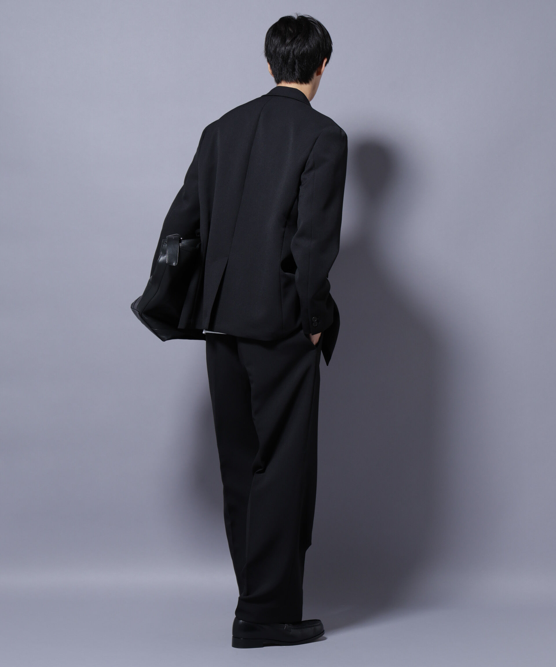 nano･universe「Reflax(R) ダブルクロスウェザーダブルブレストジャケット(セットアップ可)」|テーラードジャケット|