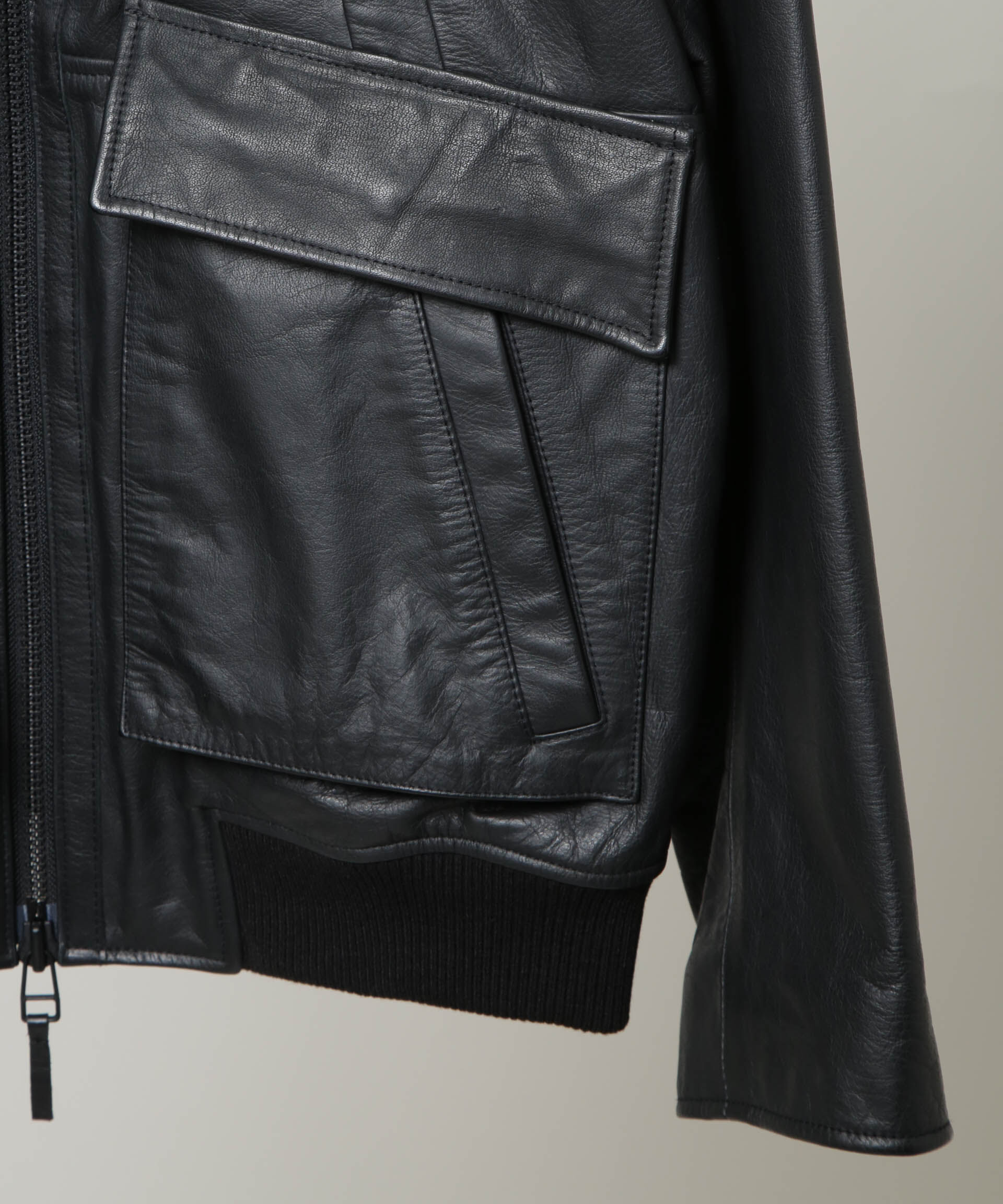 nano･universe「｢HOTEL PALACE｣ シングルライダース レザーJKT」|ライダースジャケット|