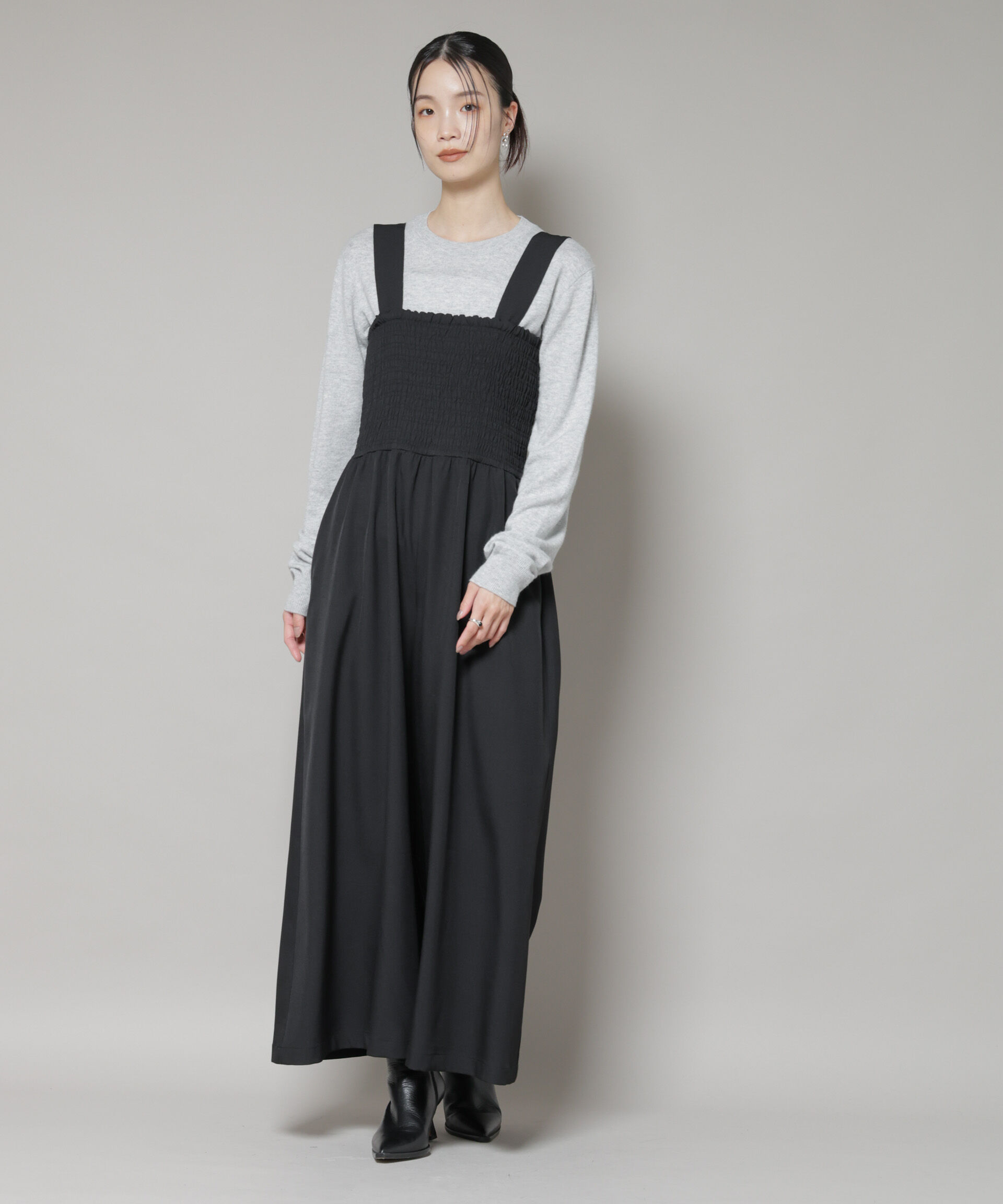 nano･universe「クルーネックカシミヤ混ニットプルオーバー」|ニット・セーター|