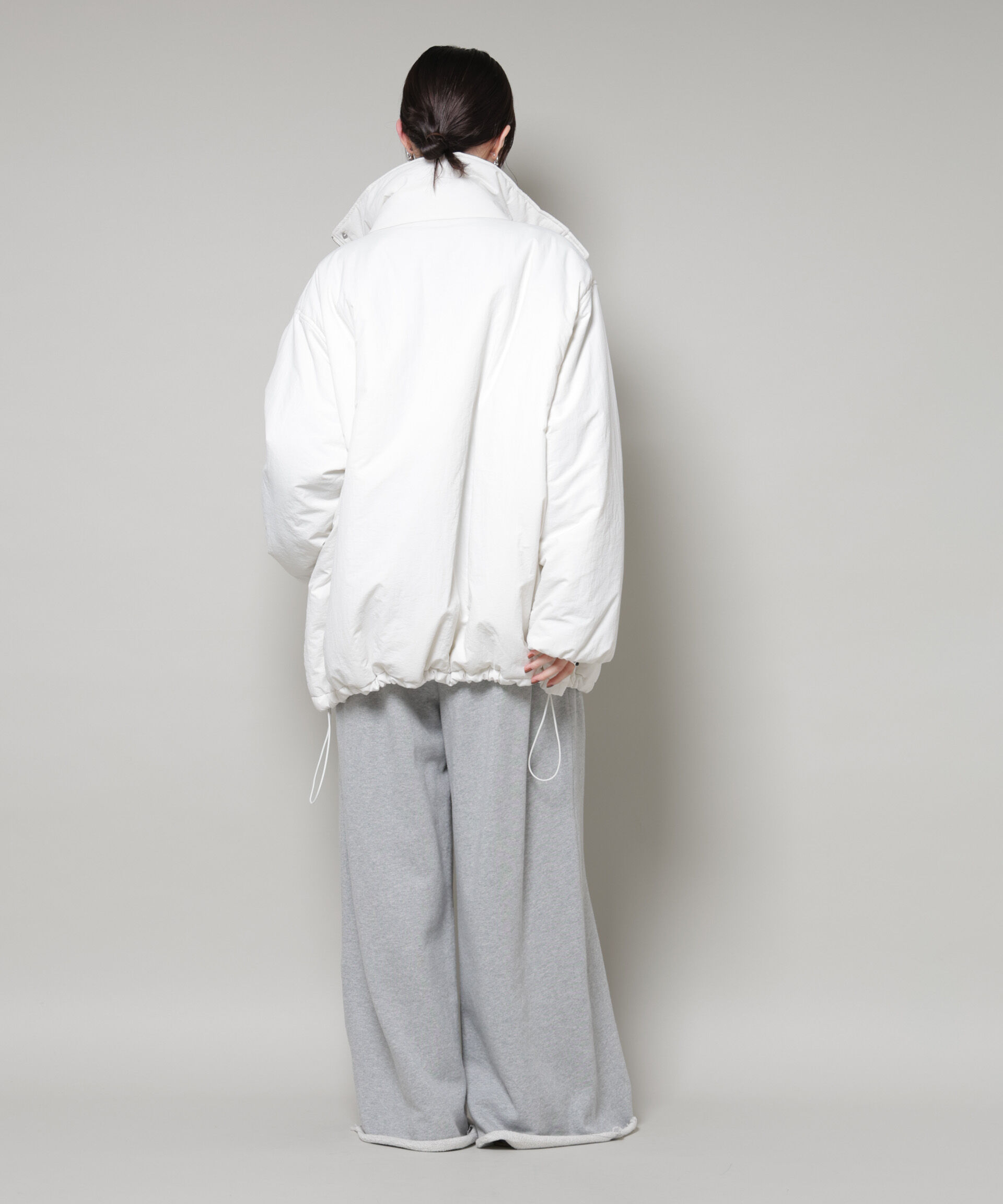 nano･universe「撥水加工 中綿スタンドオーバージップブルゾン」|ブルゾン・スタジャン|