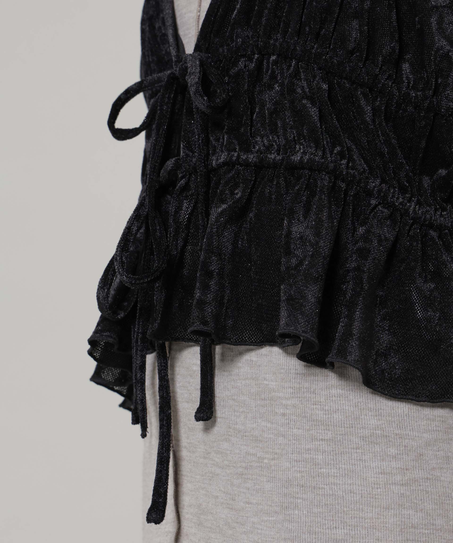 nano･universe「フロントリボンキャミソールビスチェ」|Tシャツ・カットソー|