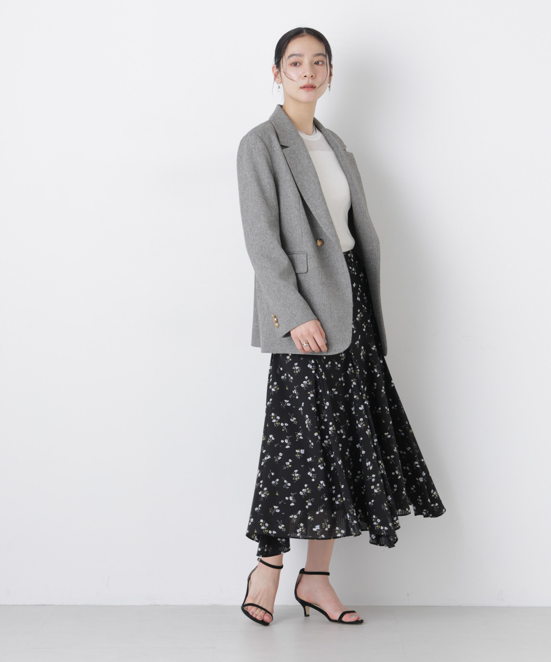 nano･universe「ツイーディーカルゼテーラードダブルジャケット」|テーラードジャケット|