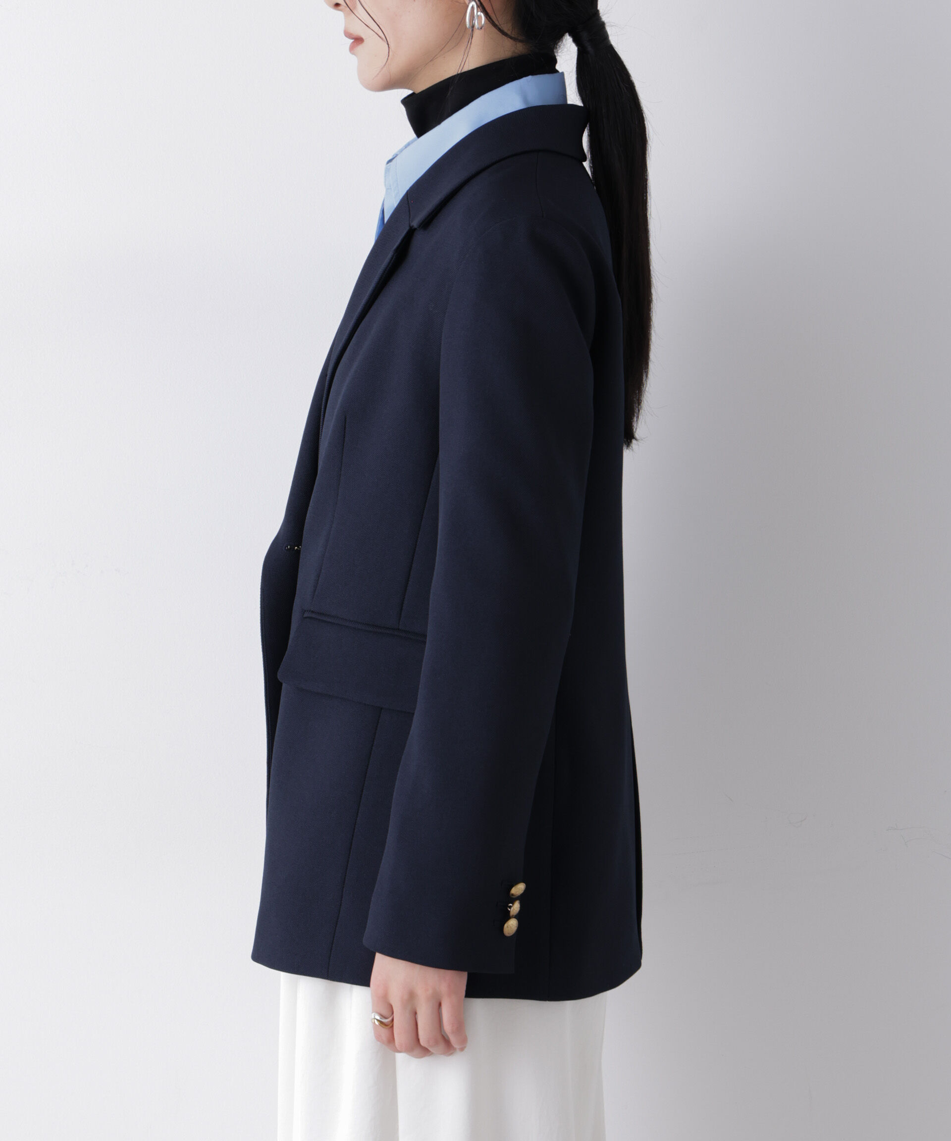 nano･universe「ツイーディーカルゼテーラードダブルジャケット」|テーラードジャケット|