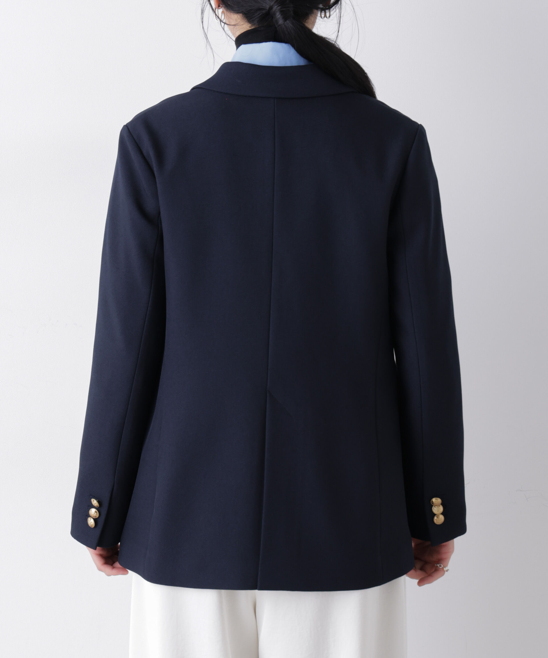 nano･universe「ツイーディーカルゼテーラードダブルジャケット」|テーラードジャケット|