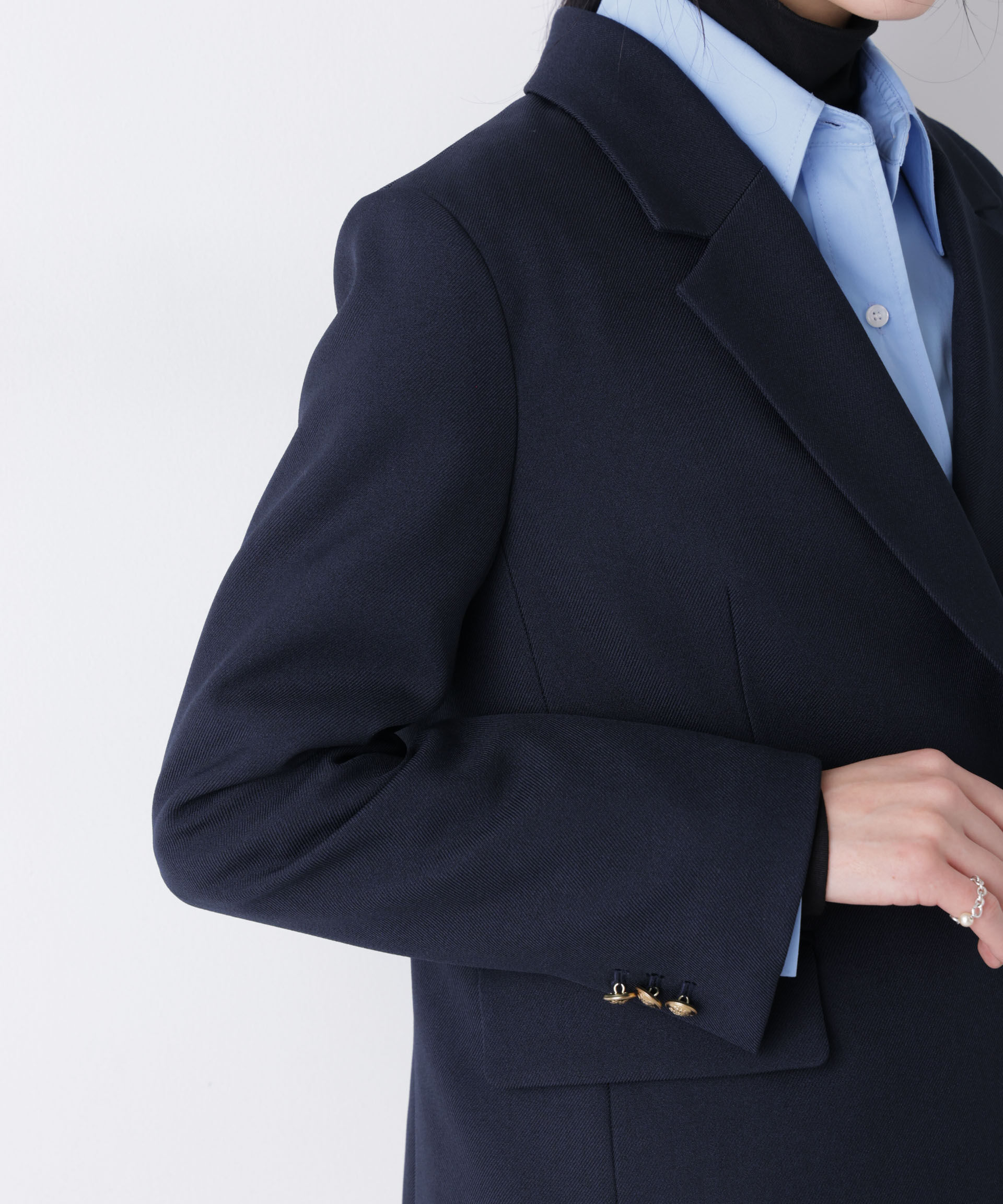 nano･universe「ツイーディーカルゼテーラードダブルジャケット」|テーラードジャケット|