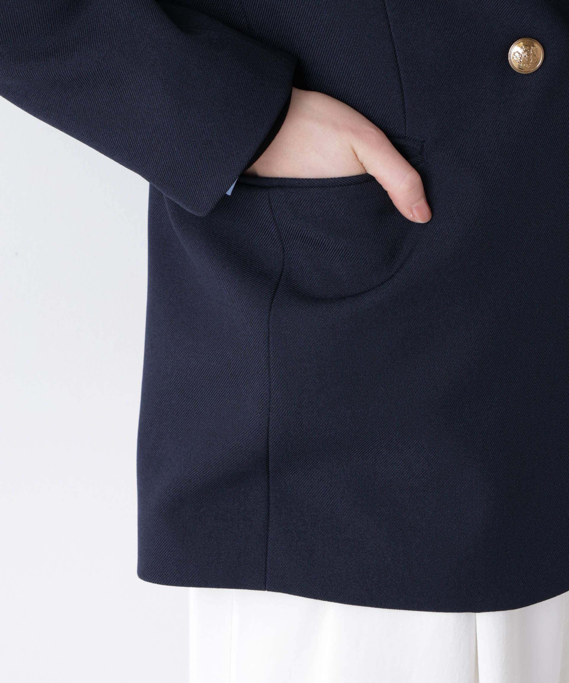 nano･universe「ツイーディーカルゼテーラードダブルジャケット」|テーラードジャケット|